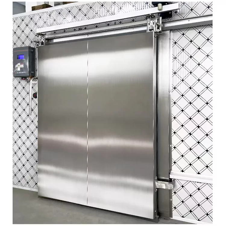Porta elettrica di stoccaggio a freddo scorrevole